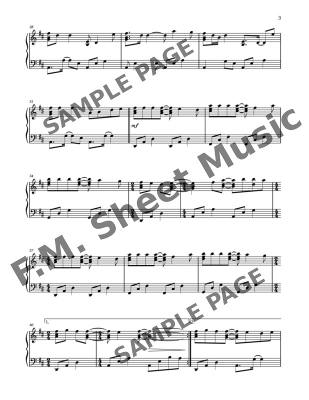 Too Much Heaven Intermediate Piano By The Bee Gees F M Sheet Music